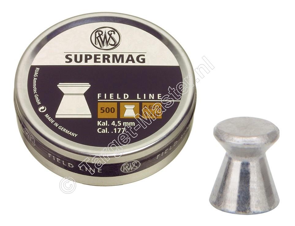 RWS Supermag 4.50mm Airgun Pellets tin of 500